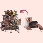 Biến rác thành những mô hình đậm chất phim Ghibli